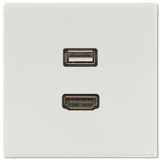 Розетка HDMI/USB Jung MALS1163LG