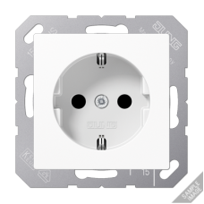 Розетка штепсельная Schuko Jung CD1520EDVPLBR