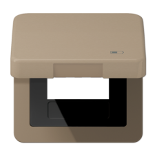 Рамка с подпружиненной крышкой для USB-механизмов Jung CD590KLUSBGB