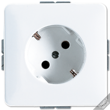 Розетка штепсельная Schuko Jung CD521-45NWW