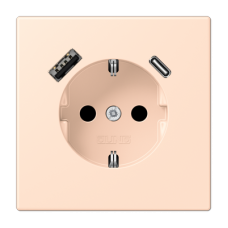 Розетка 2K+З USB Typ AC Jung LC1520-15CA228