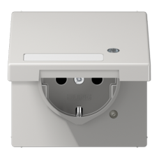 Розетка Schuko с крышкой Jung LS1520NAKLKOLG