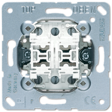 Выключатель сдвоенный Jung 509-20U
