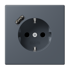 Розетка 2K+З USB Typ A Jung LC1520-18A262
