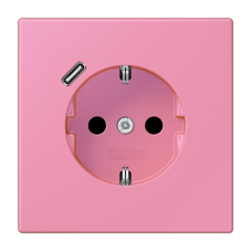 Розетка 2K+З USB Typ C Jung LC1520-18C246