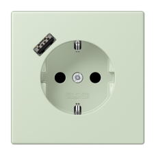 Розетка 2K+З USB Typ A Jung LC1520-18A218
