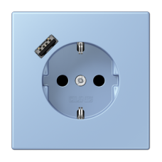 Розетка 2K+З USB Typ A Jung LC1520-18A207