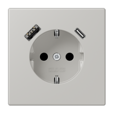 Розетка 2K+З USB Typ AC Jung LC1520-15CA205