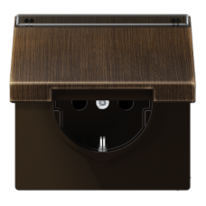 Розетка штепсельная Schuko Jung ME1520NAKLAT