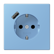 Розетка 2K+З USB Typ A Jung LC1520-18A256