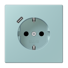 Розетка 2K+З USB Typ C Jung LC1520-18C214
