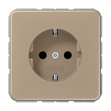 Розетка 2K+З со шторками Jung CD1520KIGB