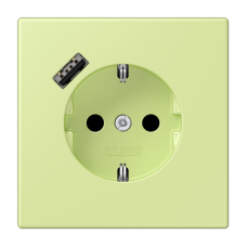 Розетка 2K+З USB Typ A Jung LC1520-18A222