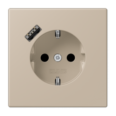 Розетка 2K+З USB Typ A Jung LC1520-18A243