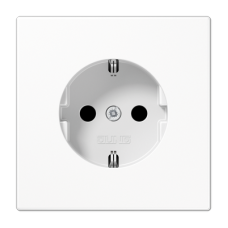 Розетка штепсельная Schuko Jung LS1520NWW