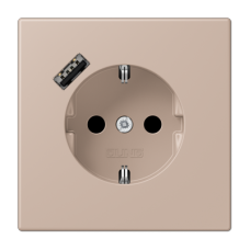 Розетка 2K+З USB Typ A Jung LC1520-18A240