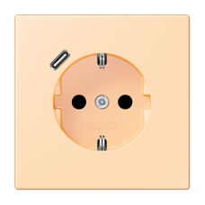 Розетка 2K+З USB Typ C Jung LC1520-18C223