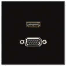 Розетка HDMI/VGA Jung MALS1173SW