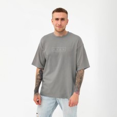 Футболка KAFTAN "пздц", серый, р. 48