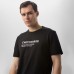 Футболка мужская KAFTAN Снегопадла, черный, размер XL