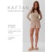 Комплект женский домашний (лонгслив и шорты) KAFTAN «Бархат», размер 48-50, розовый/бежевый
