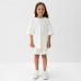 Костюм детский (футболка, шорты) KAFTAN Plushy р.30 (98-104), белый