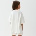 Костюм детский (футболка, шорты) KAFTAN Plushy р.30 (98-104), белый