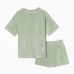 Костюм детский (футболка, шорты) KAFTAN Plushy р.32 (110-116), зеленый
