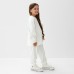 Костюм детский (свитшот, брюки) KAFTAN Plushy р.30 (98-104), белый
