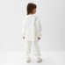 Костюм детский (свитшот, брюки) KAFTAN Plushy р.30 (98-104), белый