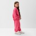 Костюм детский (свитшот, брюки) KAFTAN Plushy р.30 (98-104), фуксия