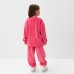 Костюм детский (свитшот, брюки) KAFTAN Plushy р.30 (98-104), фуксия