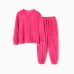 Костюм детский (свитшот, брюки) KAFTAN Plushy р.30 (98-104), фуксия