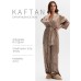Комплект женский (жакет, брюки) KAFTAN Velvet 40-42, кофейный