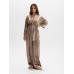 Комплект женский (жакет, брюки) KAFTAN Velvet 40-42, кофейный