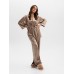 Комплект женский (жакет, брюки) KAFTAN Velvet 40-42, кофейный