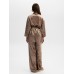 Комплект женский (жакет, брюки) KAFTAN Velvet 40-42, кофейный