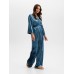 Комплект женский (жакет, брюки) KAFTAN Velvet 40-42, синий