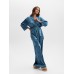 Комплект женский (жакет, брюки) KAFTAN Velvet 40-42, синий