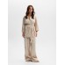 Комплект женский (жакет, брюки) KAFTAN Velvet р. 44-46, бежевый