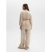 Комплект женский (жакет, брюки) KAFTAN Velvet р. 44-46, бежевый