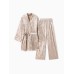 Комплект женский (жакет, брюки) KAFTAN Velvet р. 44-46, бежевый