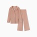 Костюм женский (рубашка и брюки) KAFTAN Plushy р. 48-50, бежевый