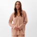 Костюм женский (рубашка и брюки) KAFTAN Plushy р. 52-54, бежевый
