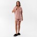 Костюм женский (рубашка и шорты) KAFTAN Plushy р. 52-54, розовый