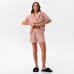 Костюм женский (рубашка и шорты) KAFTAN Plushy р. 52-54, розовый