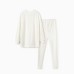 Костюм женский (свитшот и леггинсы) KAFTAN Plushy р. 40-42, белый