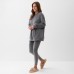 Костюм женский (свитшот и леггинсы) KAFTAN Plushy р. 40-42, серый