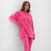 Костюм женский (свитшот и леггинсы) KAFTAN Plushy р. 48-50, фуксия