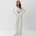 Костюм женский (толстовка и брюки) KAFTAN Plushy р. 40-42, белый